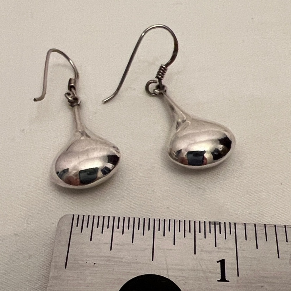 Elegant Silver Drop Earrings